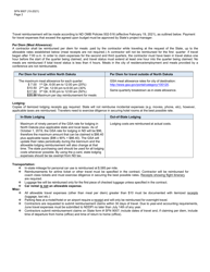 Form SFN9007 Expense Claim for Nondepartment Employees - North Dakota, Page 2