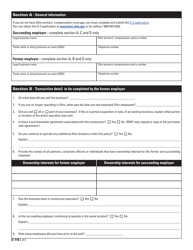 Form U-118 (BWC-7624) Notification of Business Acquisition/Merger or Purchase/Sale - Ohio, Page 2