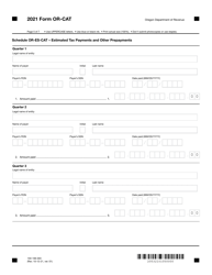 Form OR-CAT (105-106-003) Oregon Corporate Activity Tax Return - Oregon, Page 5