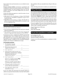 Instructions for Form OR-STI, 150-101-071 Oregon Statewide Transit Individual Tax Return - Oregon, Page 3