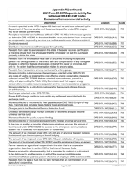 Instructions for Form OR-CAT, 150-106-003 Oregon Corporate Activity Tax Return - Oregon, Page 15