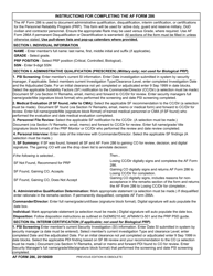 Document preview: AF Form 286 Personnel Reliability Program (PRP) Qualification/Certification Action