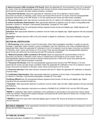 AF Form 286 Personnel Reliability Program (PRP) Qualification/Certification Action, Page 2