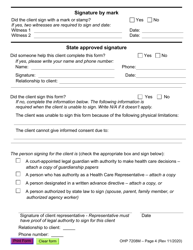 Form OHP7208M Medicare Advantage Plan Election - Oregon, Page 4