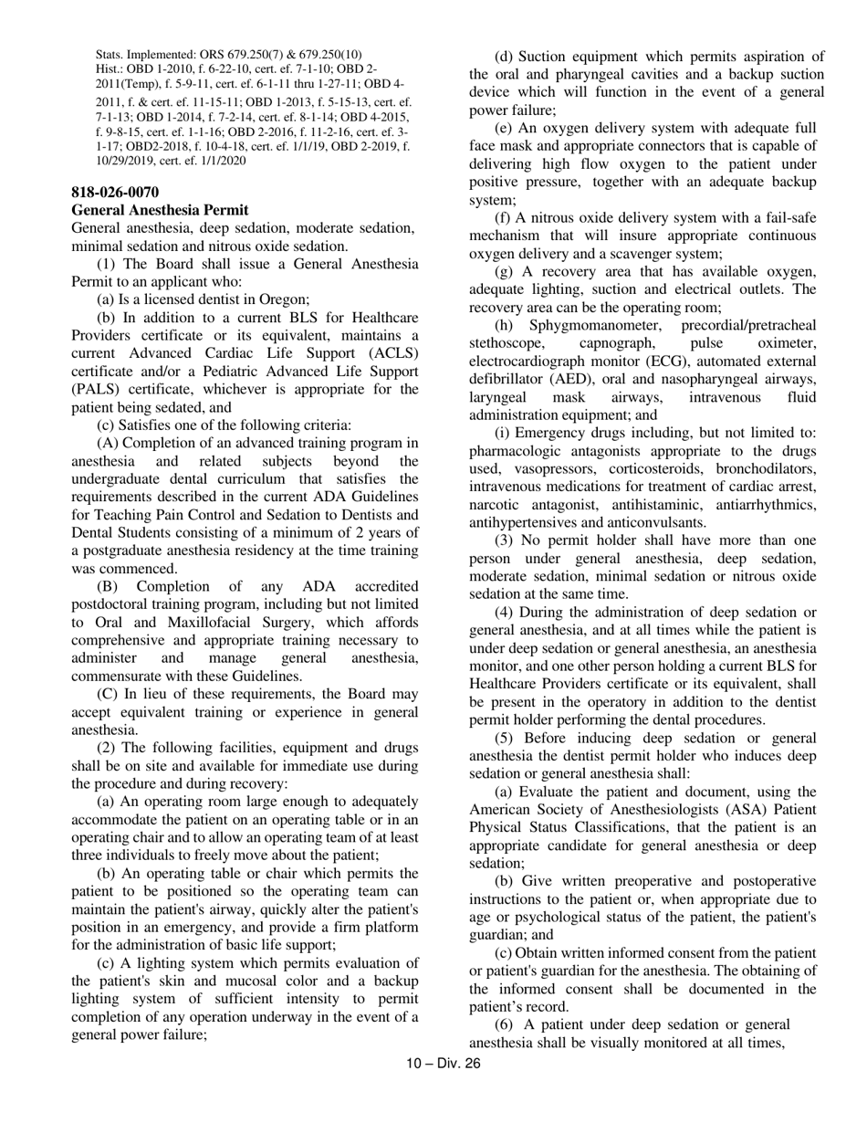 Nitrous Oxide Permit Application Form - Oregon, Page 16