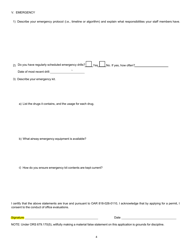 Nitrous Oxide Permit Application Form - Oregon, Page 6