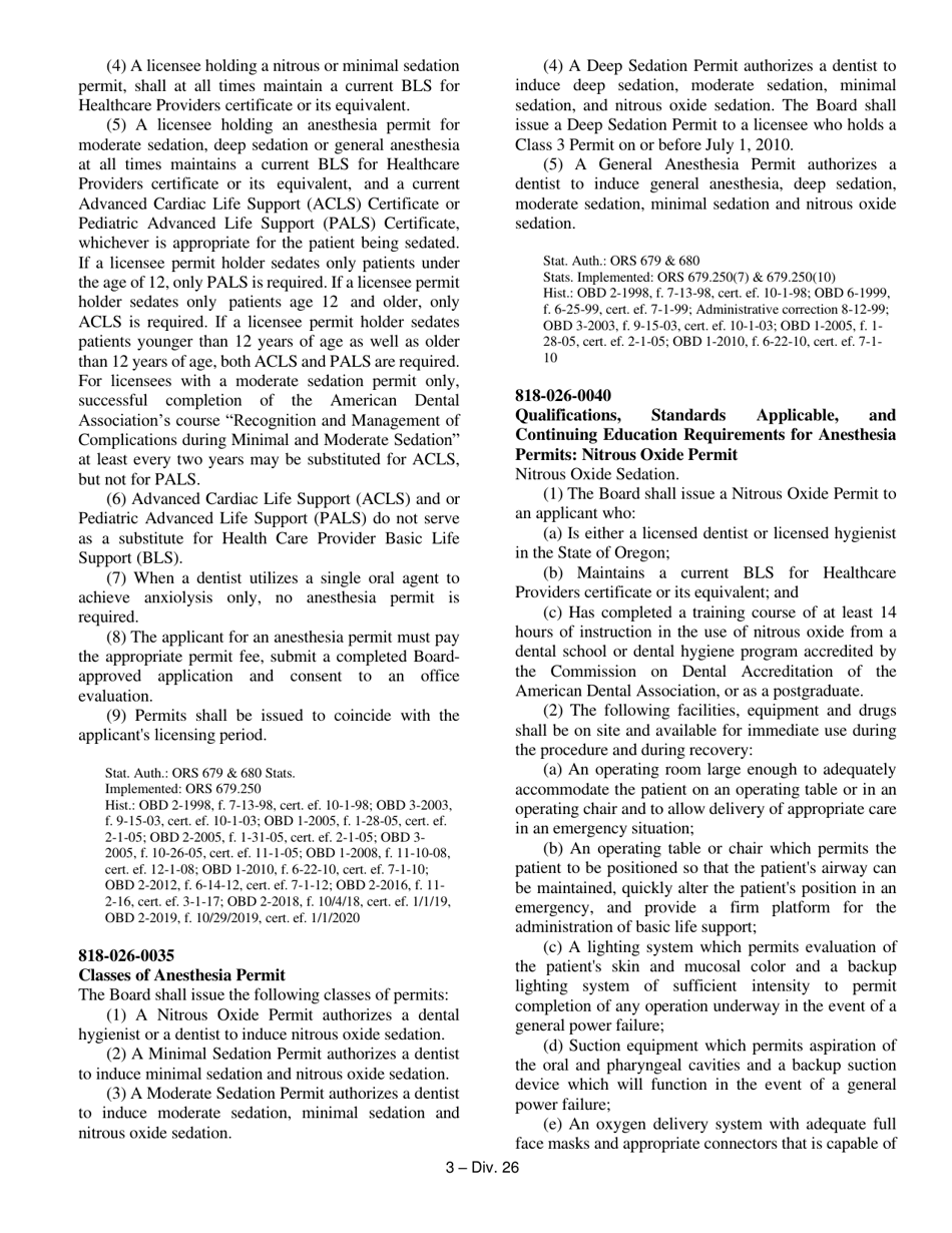Nitrous Oxide Permit Application Form - Oregon, Page 9