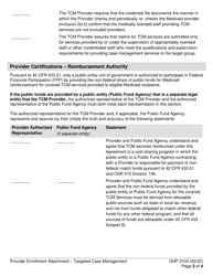 Form OHP3103 Provider Enrollment Attachment - Targeted Case Management - Oregon, Page 3