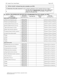 Aquatic Farming Annual Report - Alaska, Page 2