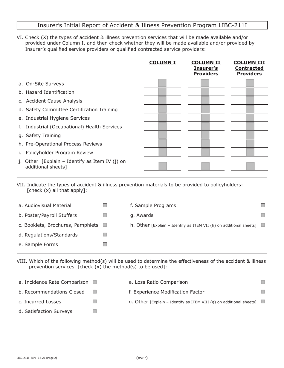 Form LIBC211I Fill Out, Sign Online and Download Fillable PDF, Pennsylvania Templateroller