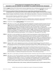 Form LIBC-211I Insurer&#039;s Initial Report of Accident &amp; Illness Prevention Services - Pennsylvania, Page 4