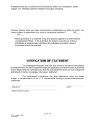 Form PUC317 Application for Approval of Transfer of Capital Stock Transportation Common Carrier - Pennsylvania, Page 16