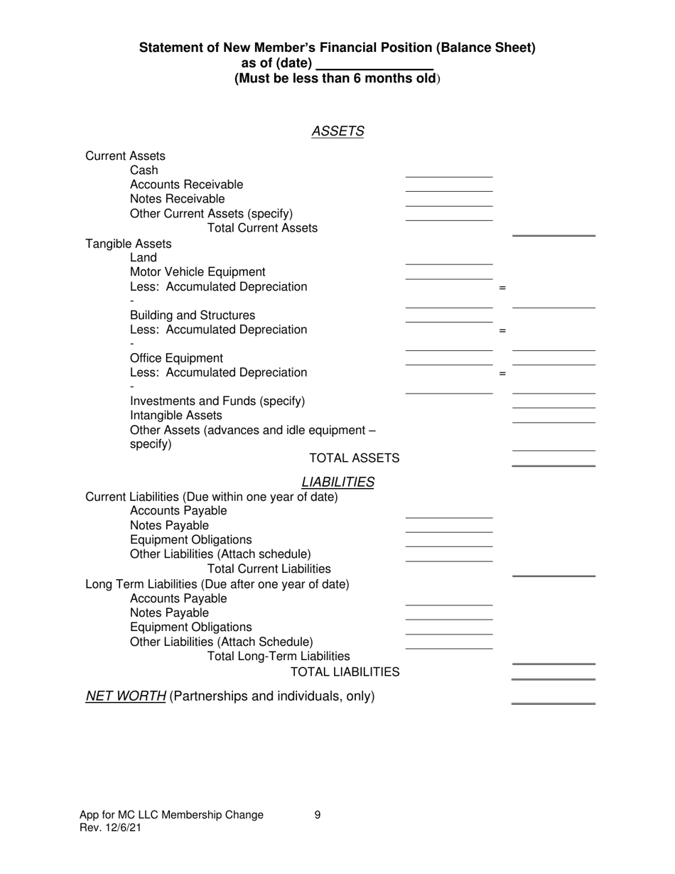 Pennsylvania Application for Approval to Change Limited Liability