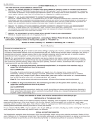 Form DL-298 Service Person Request for Non-commercial Pennsylvania Driver&#039;s License - Pennsylvania, Page 3