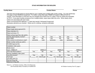 API Form F2 Fuel Burning Form for Fuel Burned in Boilers - Rhode Island, Page 3