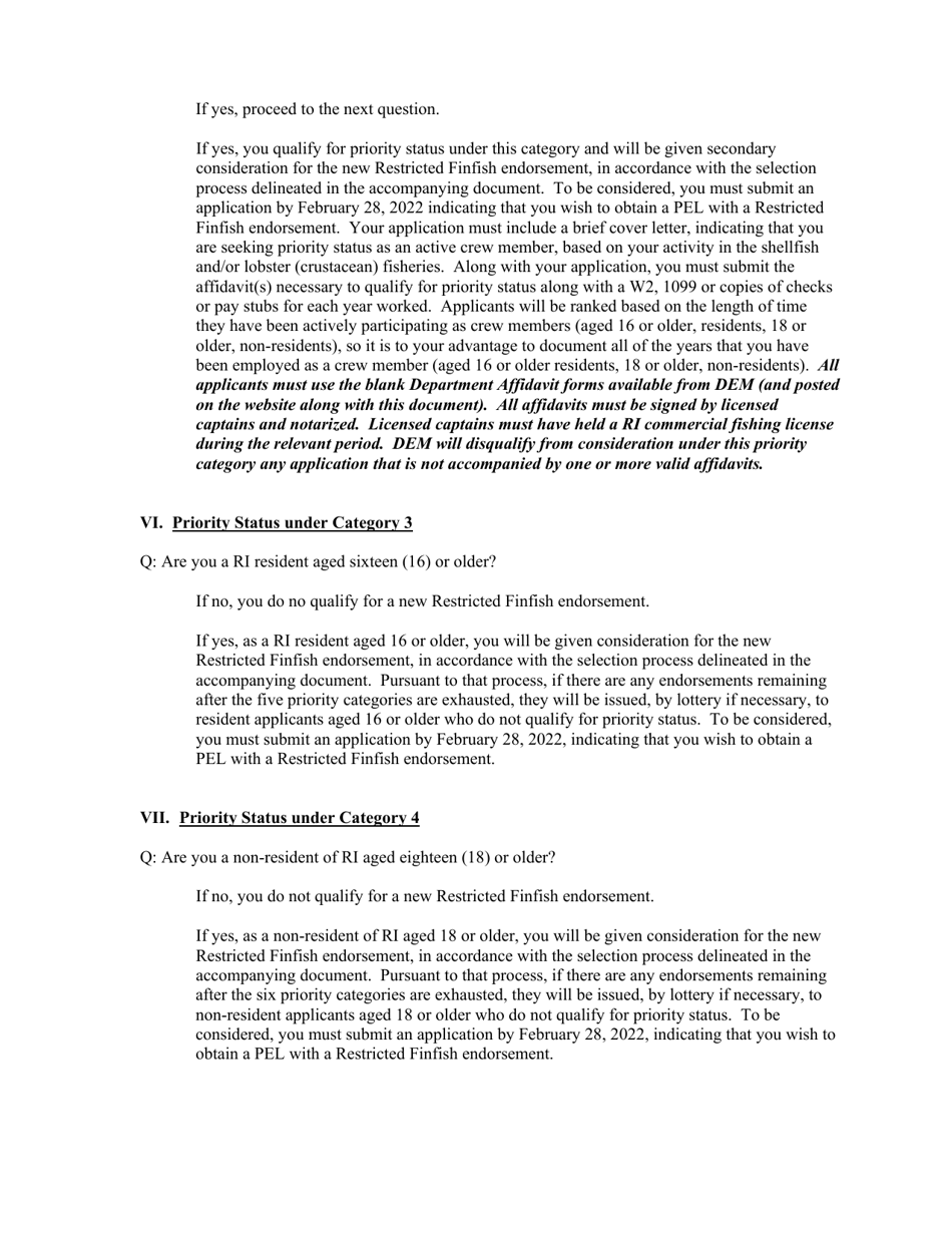 New License Opportunities, Non-resident Marine License Application - Rhode Island, Page 17