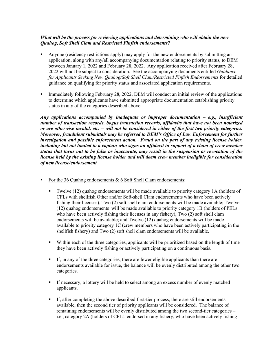 New License Opportunities, Non-resident Marine License Application - Rhode Island, Page 5
