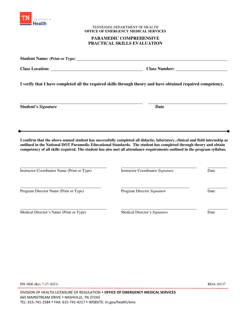 Form PH-3806 - Fill Out, Sign Online and Download Fillable PDF ...