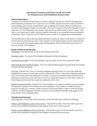 Form RV-F1319501 Franchise and Excise Tax Job Tax Credit for Hiring Persons With Disabilities Business Plan - Tennessee, Page 2