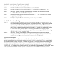 Instructions for Form FAE170, RV-R0011001 Franchise and Excise Tax Return - Tennessee, Page 12