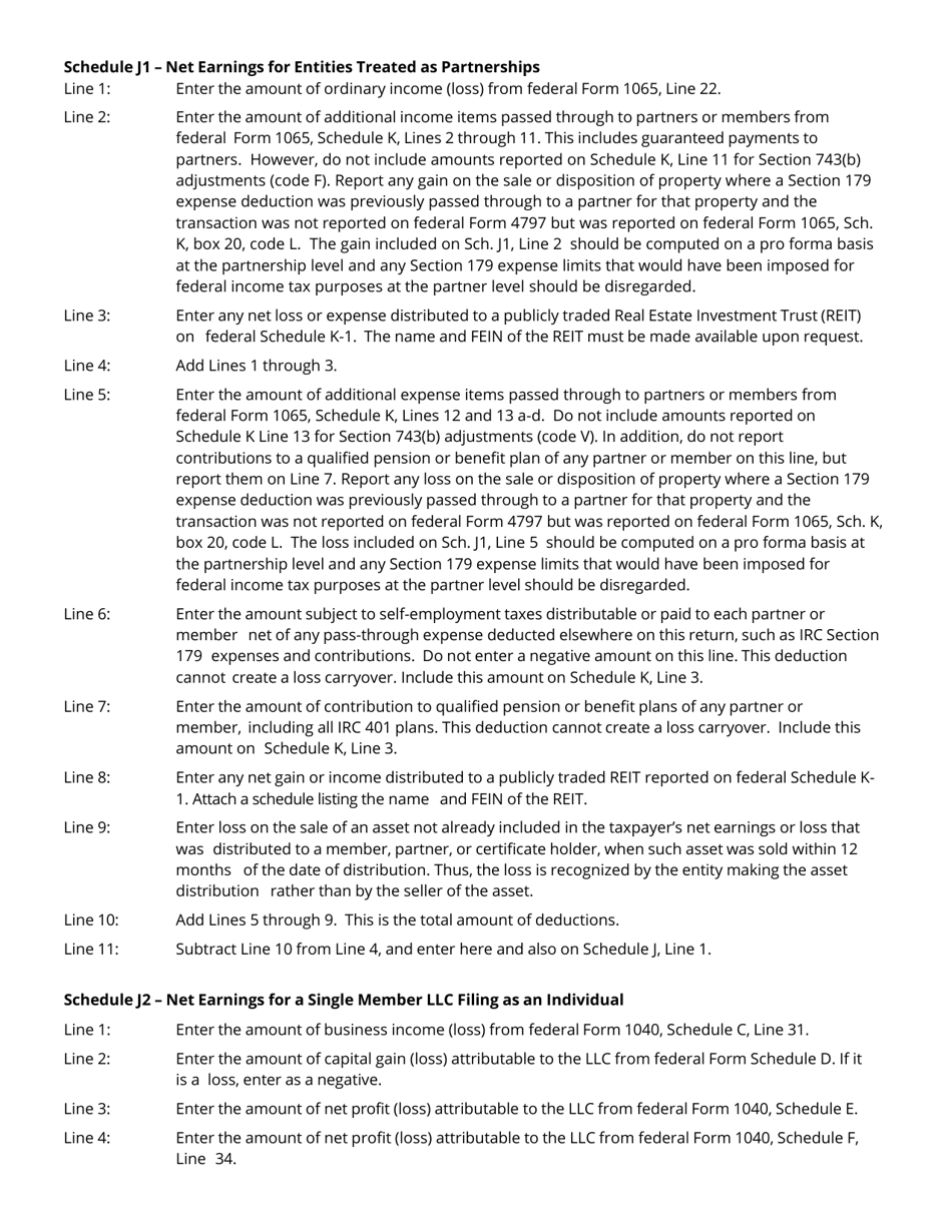 Download Instructions for Form FAE170, RVR0011001 Franchise and Excise