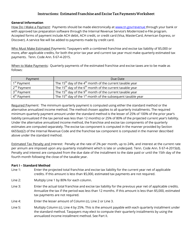 Form RVR-00104 Estimated Franchise and Excise Tax Payments Worksheet - Tennessee, Page 2