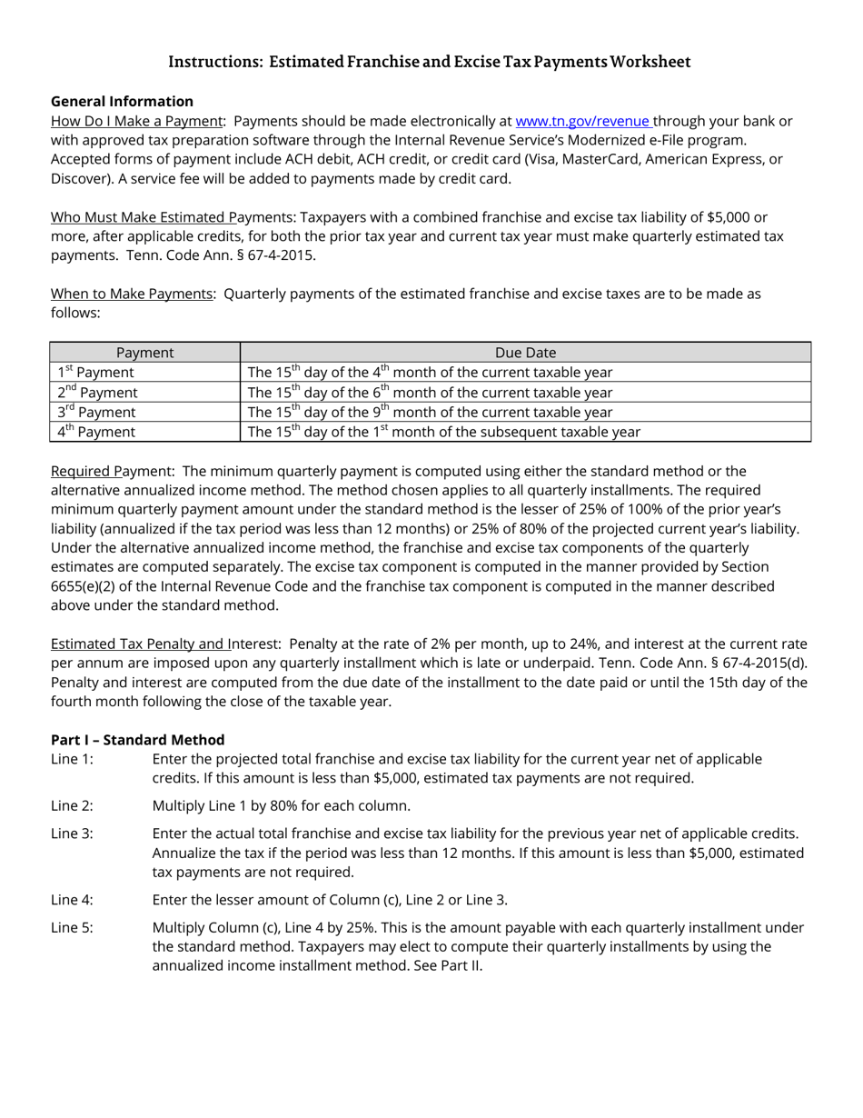 Form RVR00104 Download Printable PDF or Fill Online Estimated