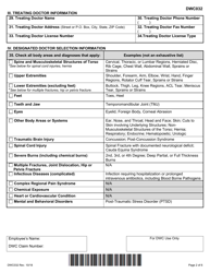Form DWC032 Request for Designated Doctor Examination - Texas, Page 2