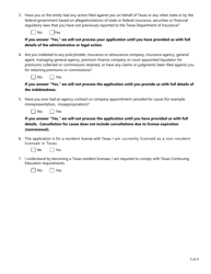 Form FIN594 Application for Residency Change to Texas - Texas, Page 3