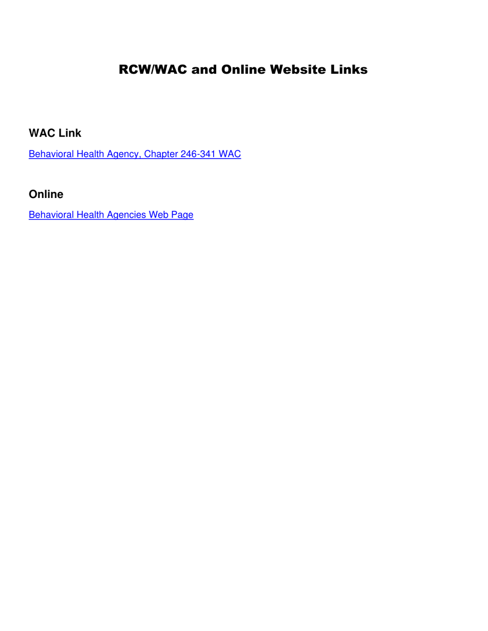 DOH Form 611-025 Behavioral Health Agency Mobile Unit Notification - Washington, Page 9