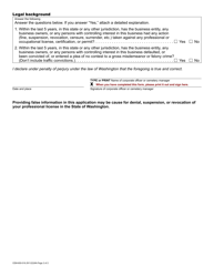 Form CEM-650-016 Cemetery Certificate of Authority Renewal Application - Washington, Page 2