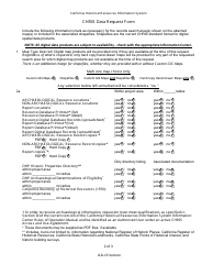 Data Request Form - California Historical Resources Information System - California, Page 2