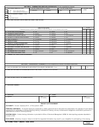 DD Form 1556-1 Request, Authorization, Agreement, Certification of Training and Reimbursement (Abbreviated), Page 2