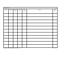 DA Form 2408-4-1 Weapon Record Data, Page 2
