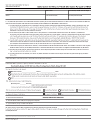 Form DOH-5173 Authorization for Release of Health Information Pursuant to Hipaa - New York