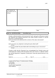 Form 12 Application for Variation or Setting Aside or Protection Order - South Africa, Page 3