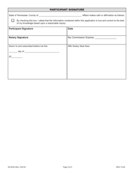 Form SS-9435 Notice of Change Form - Safe at Home Address Confidentiality Program - Tennessee, Page 5