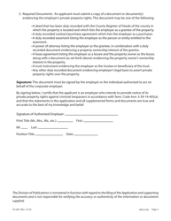 Form SS-5401 Application for the No Trespass Public Notice List - Tennessee, Page 2