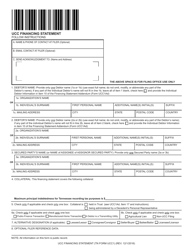 TN Form UCC1 Ucc Financing Statement - Tennessee, Page 4