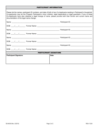 Form SS-9438 Notice of Name Change - Tennessee, Page 2