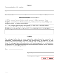 Form 203 Certificate of Formation - Professional Corporation - Texas, Page 7