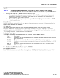 Form TCEQ-10441 (OP-UA63) Vegetable Oil Production Attributes - Texas, Page 2