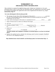 Form TCEQ-10214C Tceq Water Rights Permitting Application - Technical Information Report - Texas, Page 16