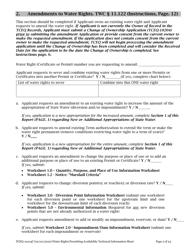 Form TCEQ-10214C Tceq Water Rights Permitting Application - Technical Information Report - Texas, Page 2