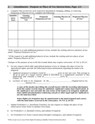 Form TCEQ-10214C Tceq Water Rights Permitting Application - Technical Information Report - Texas, Page 6