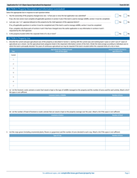 Form 50-129 Application for 1-d-1 (Open-Space) Agricultural Use Appraisal - Texas, Page 2