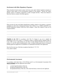 Application Form - Voluntary Cleanup Program - Utah, Page 3