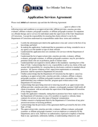 Application Services Agreement - Sex Offense Task Force - Utah