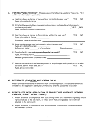 Nursing Home License Application/Reapplication - Vermont, Page 3