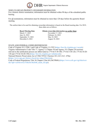 Legal Notification for the State/Federal Register Process - Virginia, Page 2